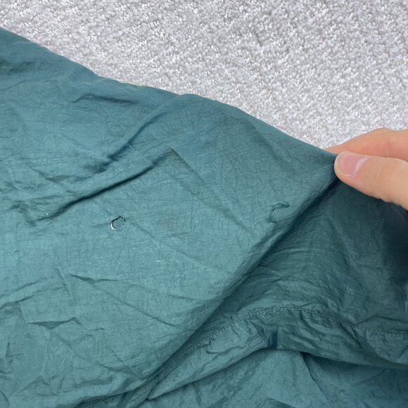 Vintage 90s Nike Pants Men XL Green Nylon Windbreaker Track Warm Up Zip Read** - Picture 16 of 16